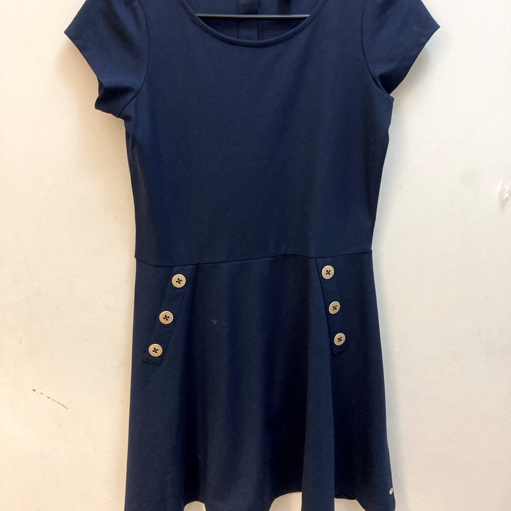 Girls Tommy Hilfiger blue sailor dress